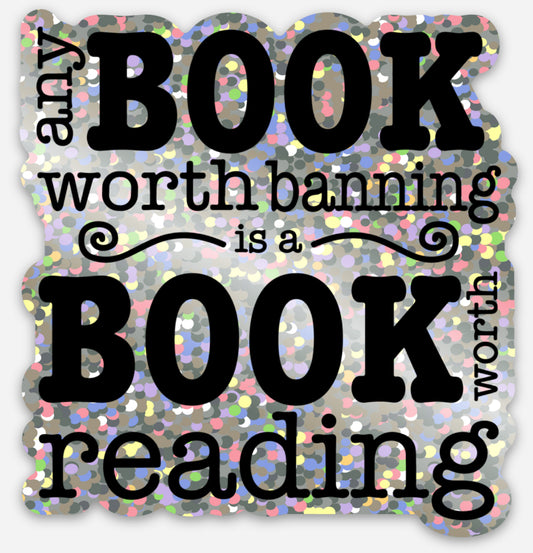 Book Banning Sticker
