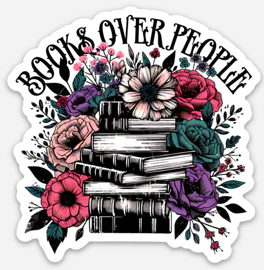 Books over People Sticker