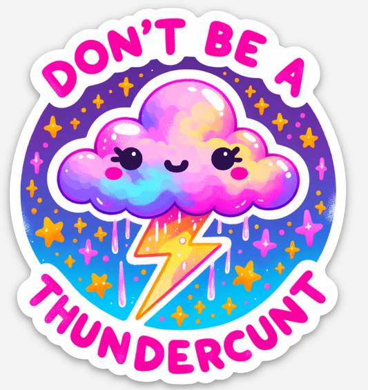 Don't be a Thundercunt