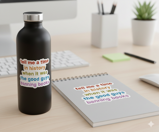 Book Banning Sticker