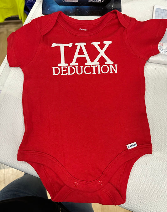 Tax Deduction Bodysuit