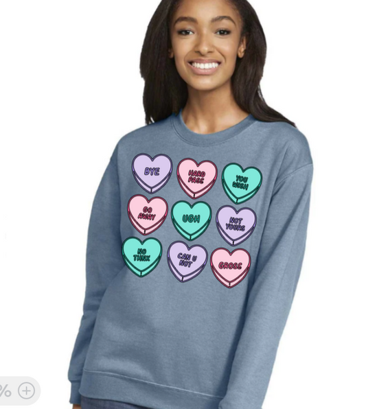 Anti-Valentine Candy Sweatshirt