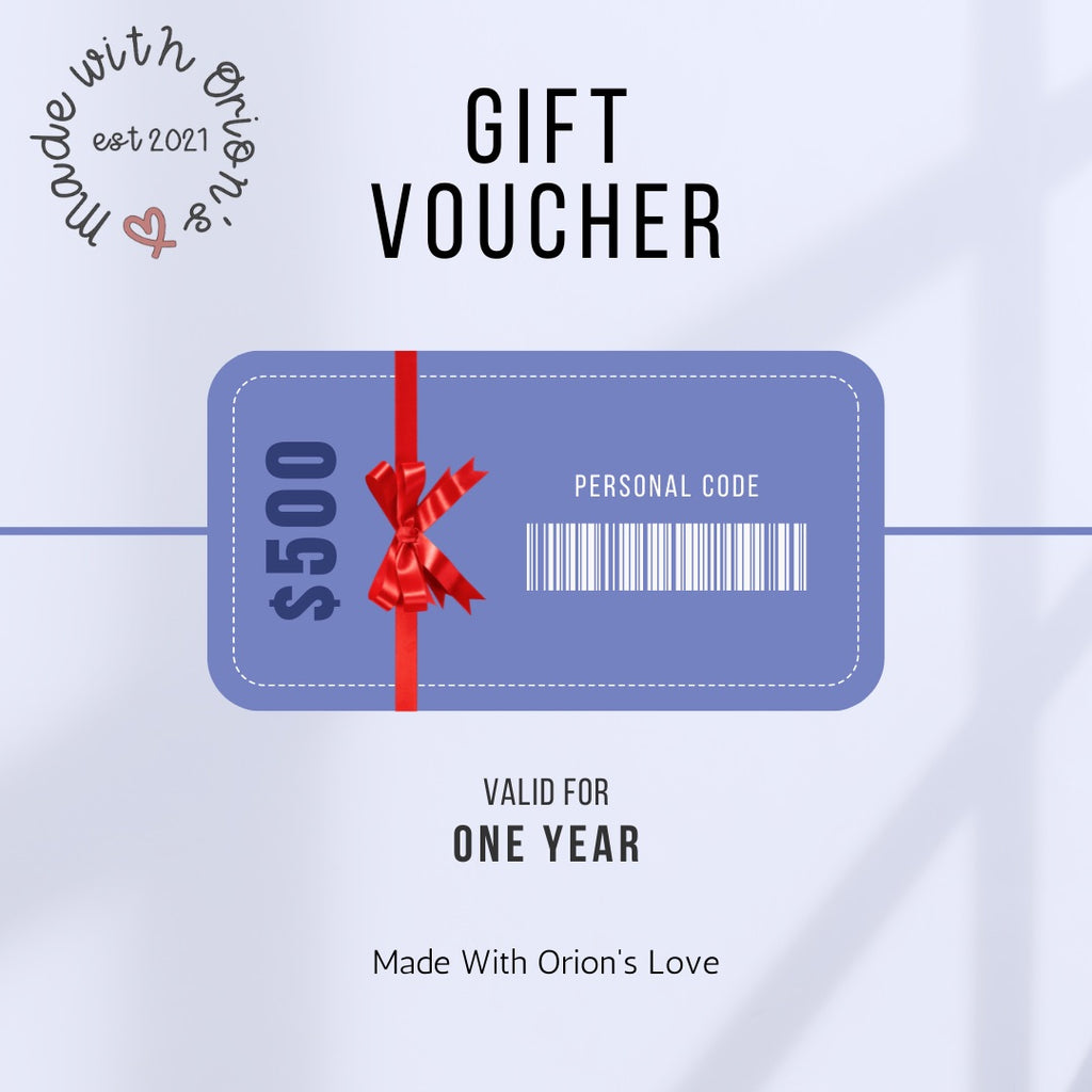 Made With Orion's Love, LLC gift card