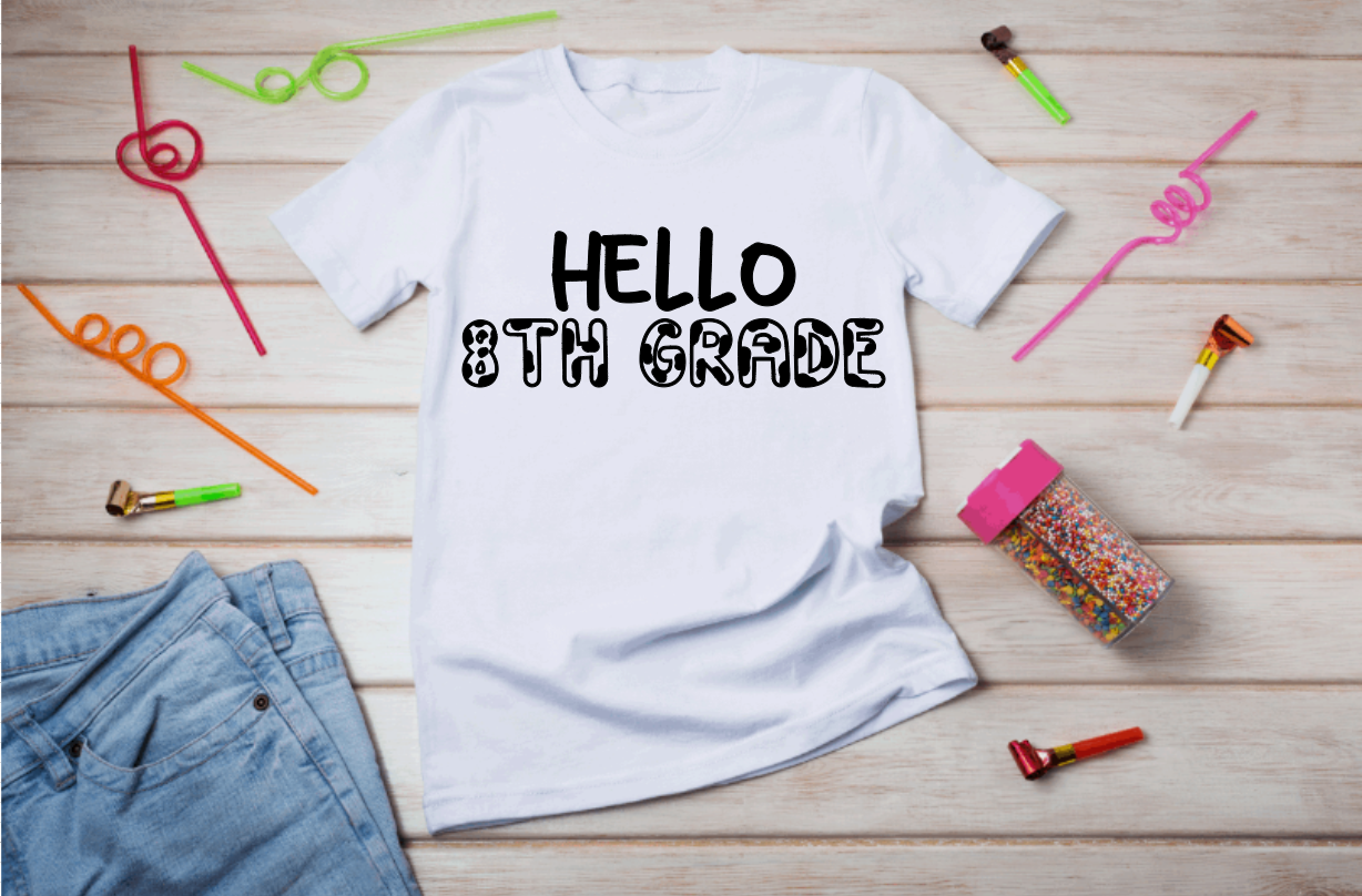 Back to School Shirt Bundle Grades 1st-8th