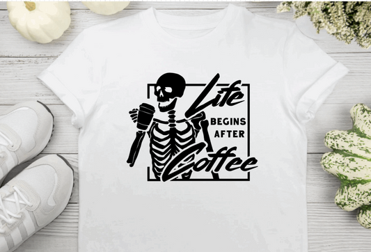 Life Begins After Coffee Shirt