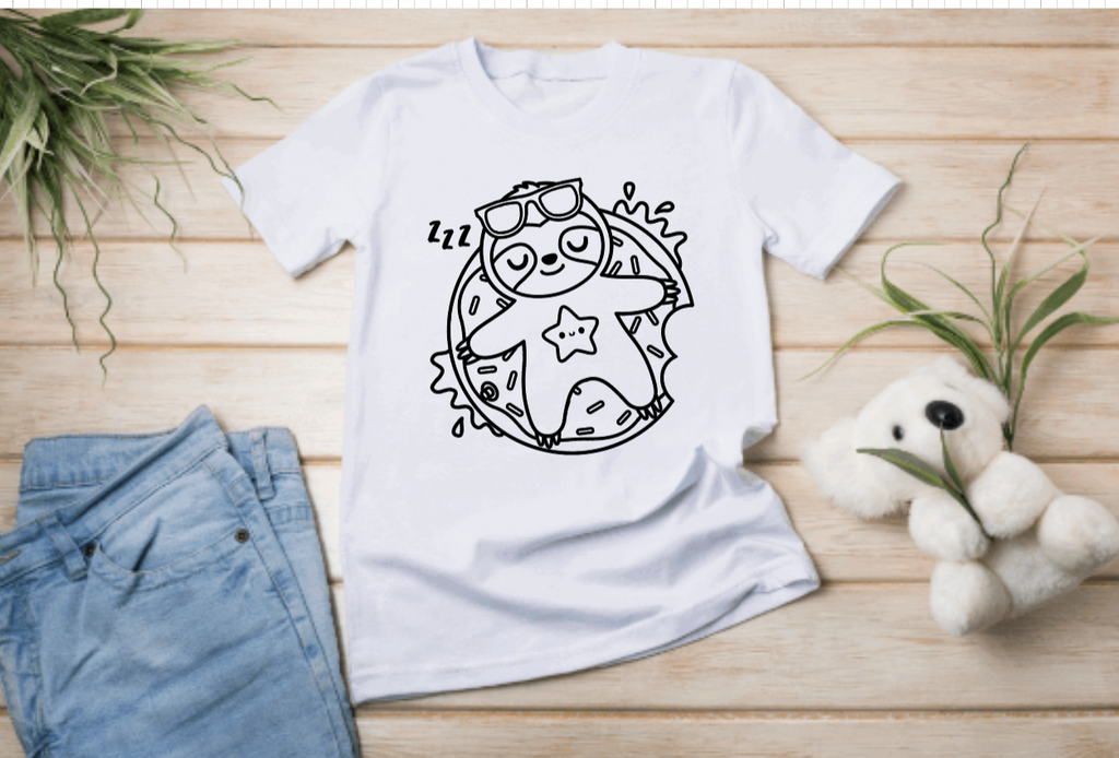 Sloth Coloring Shirt