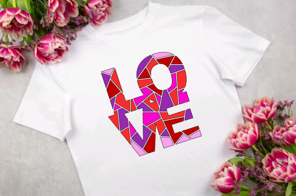 Mosaic Love Shirt
